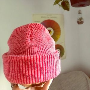 Pink beanie